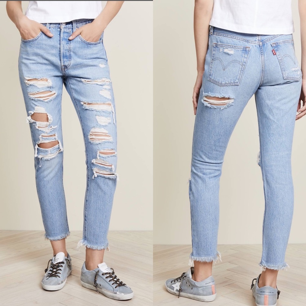 Levi’s 501 Skinny Jeans - Thrashed